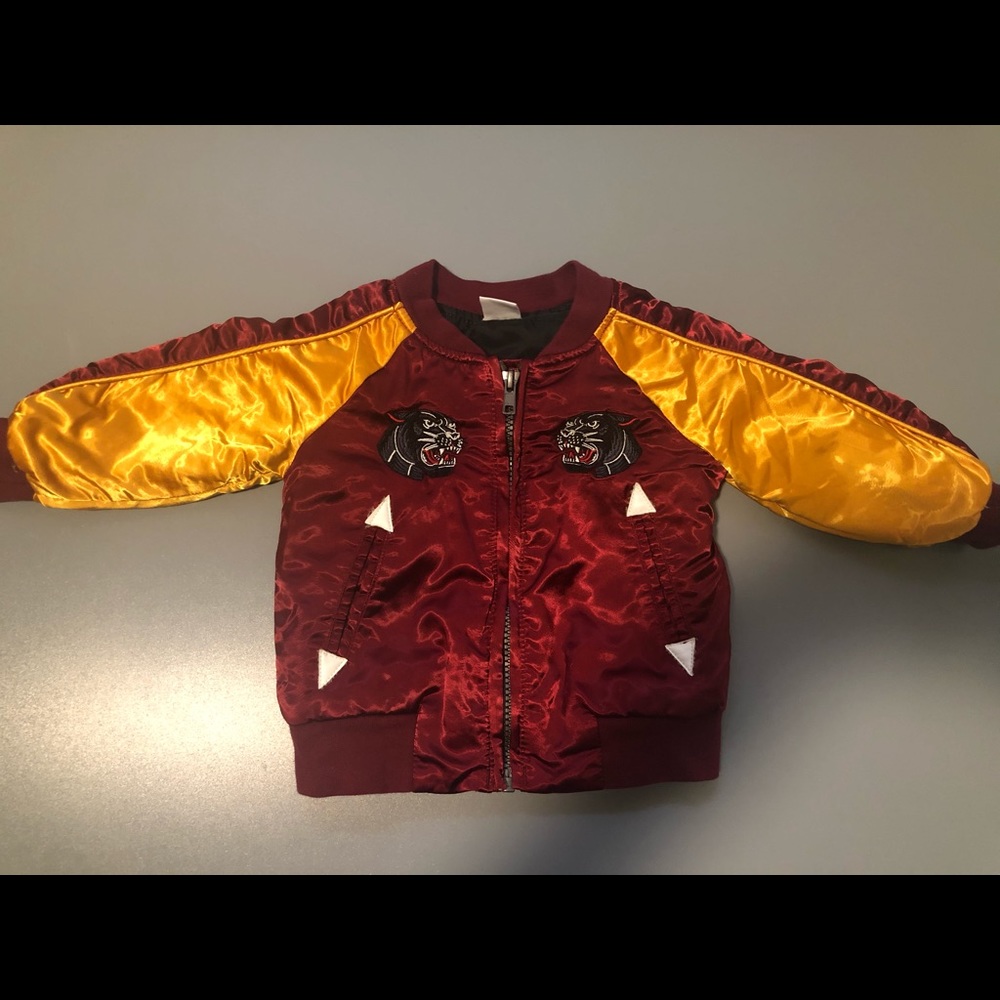 Baby Varsity Style Bomber Jacket